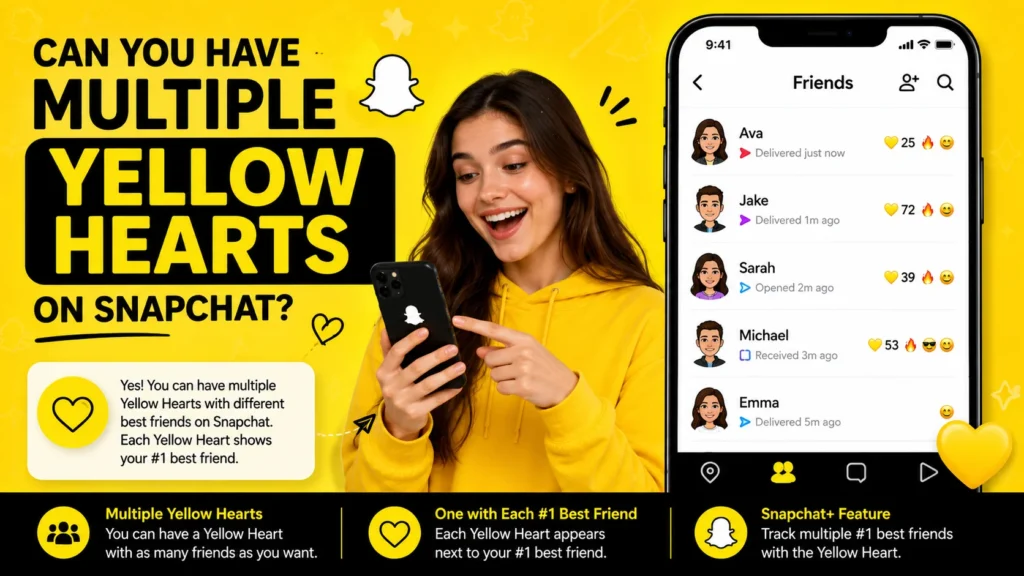 Can You Have Multiple Yellow Hearts on Snapchat?