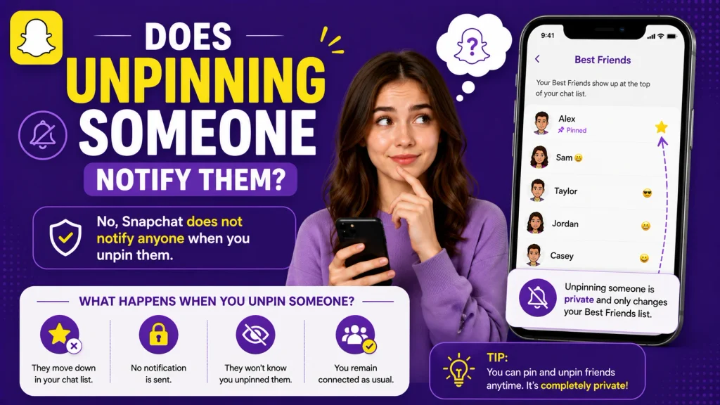 Does Unpinning Someone Notify Them?