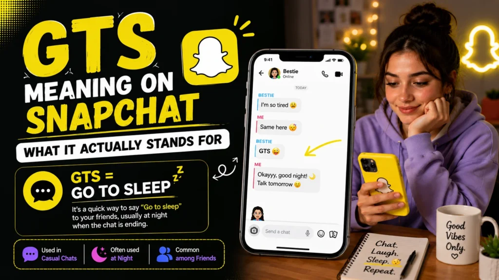 GTS Meaning on Snapchat | What It Actually Stands For