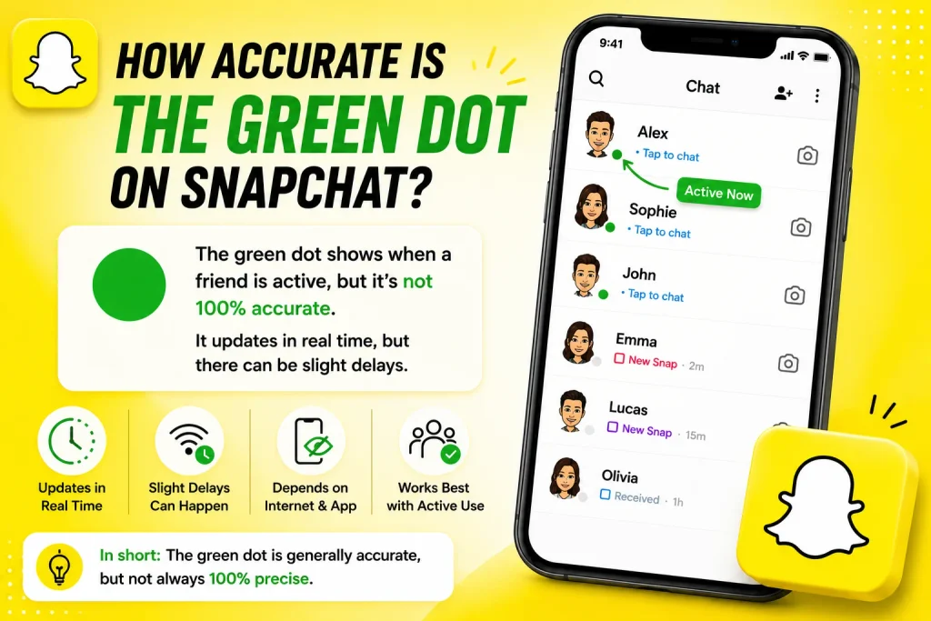 How Accurate Is the Green Dot on Snapchat?