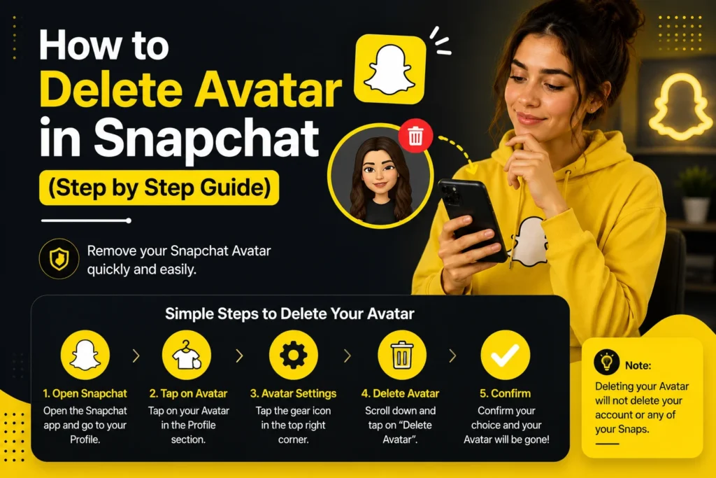 How to Delete Avatar in Snapchat (Step by Step Guide)
