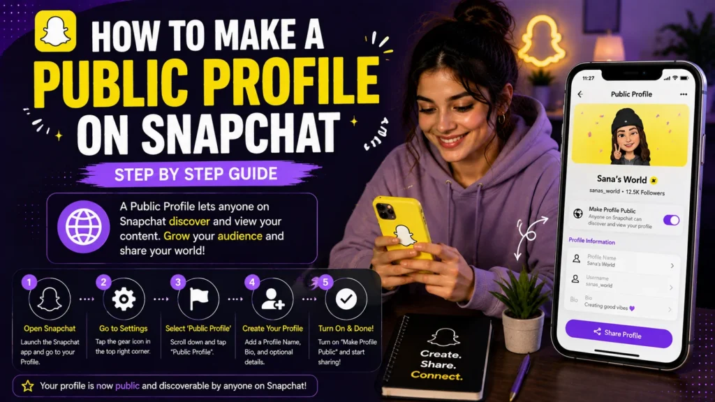 How to Make a Public Profile on Snapchat (Step by Step)