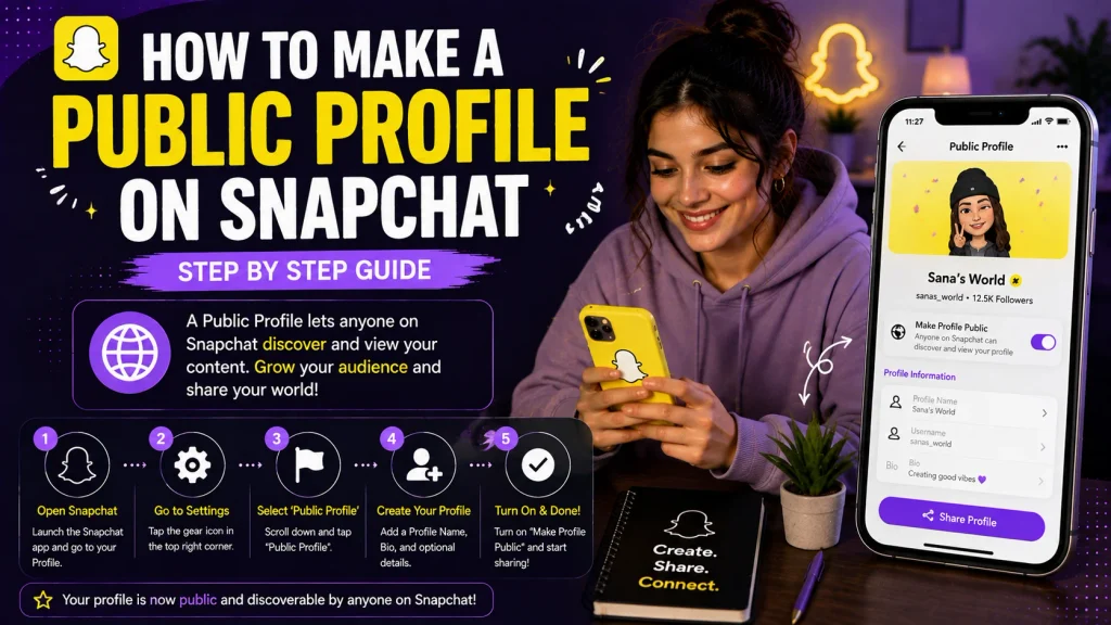 How to Make a Public Profile on Snapchat (Step by Step)