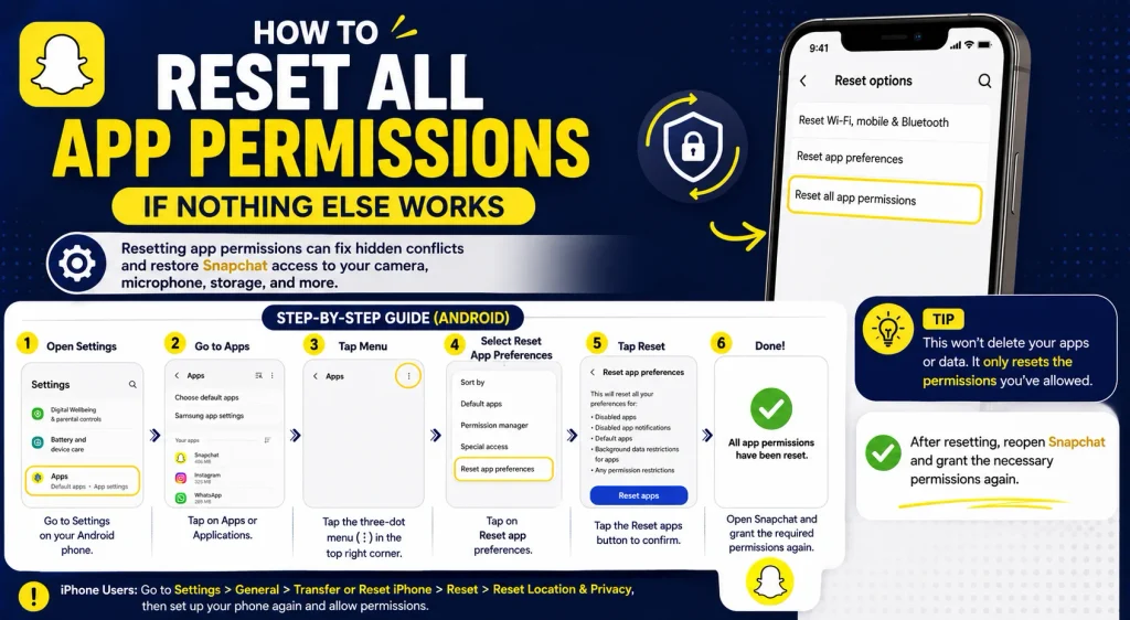 How to Reset All App Permissions If Nothing Else Works