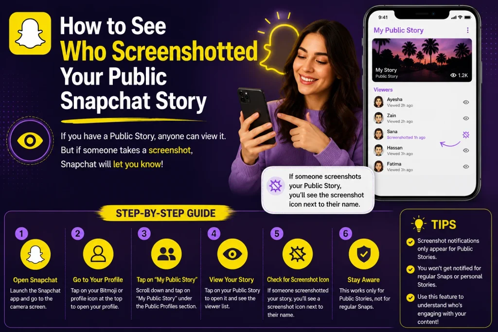 How to See Who Screenshotted Your Public Snapchat Story