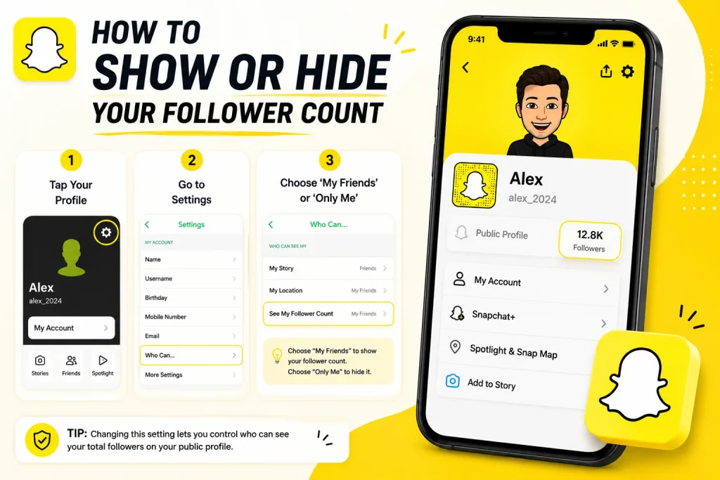 How to Show or Hide Your Follower Count
