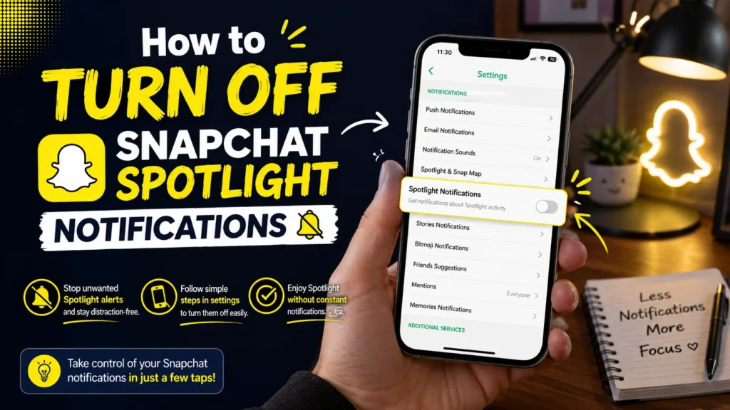 How to Turn Off Snapchat Spotlight Notifications