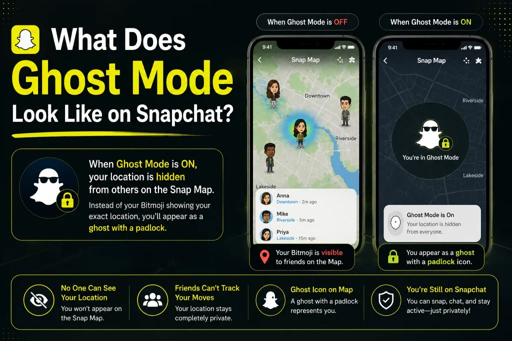 What Does Ghost Mode Look Like on Snapchat?