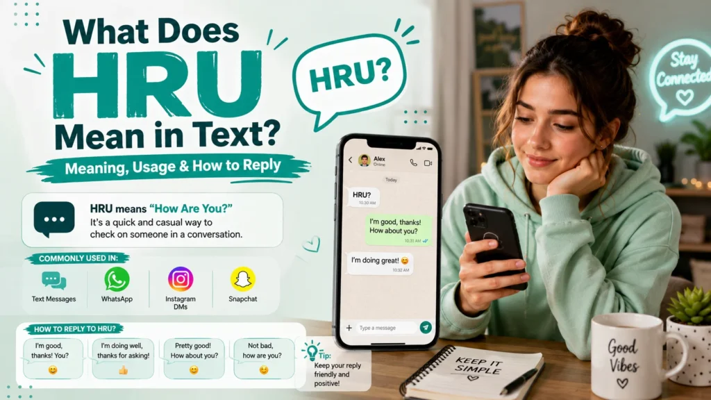 What Does HRU Mean in Text? Meaning, Usage & How to Reply