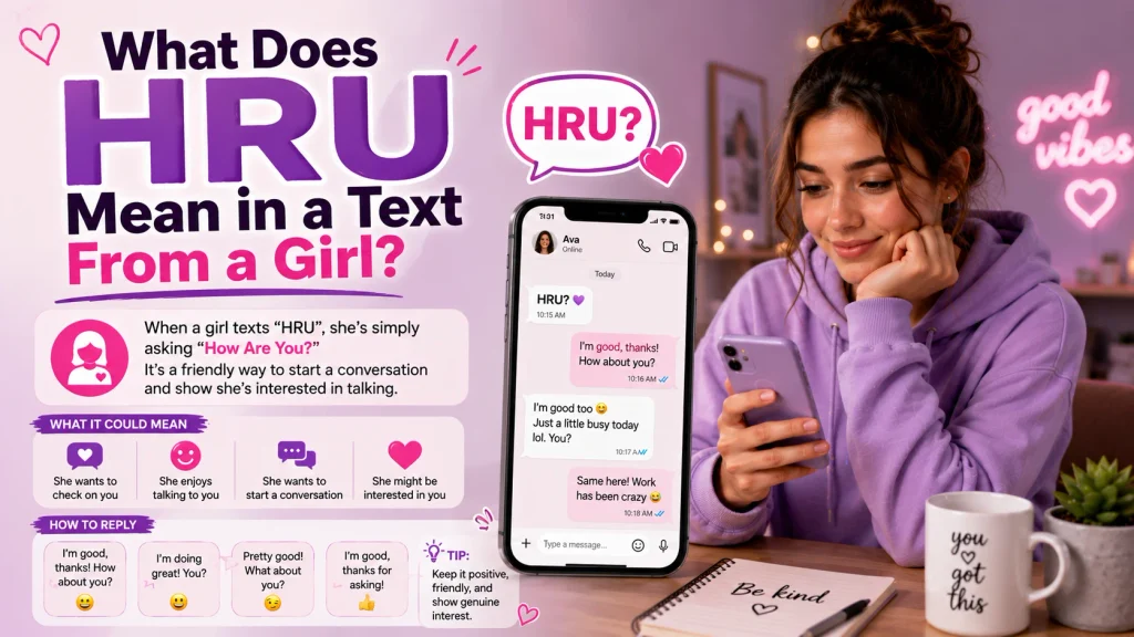 What Does HRU Mean in a Text From a Girl?