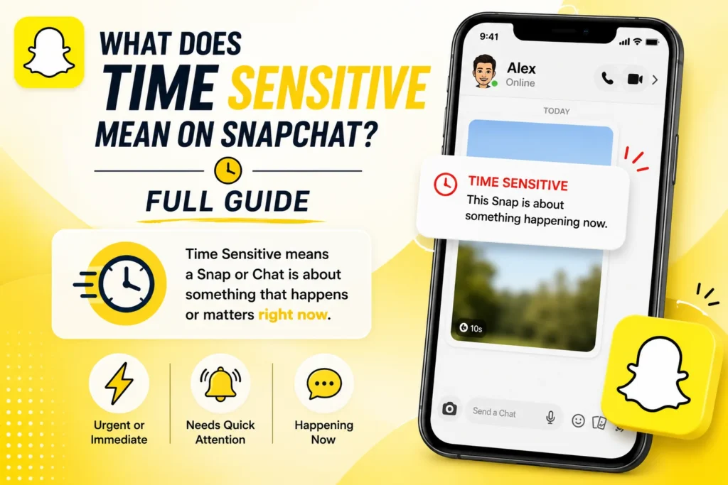 What Does Time Sensitive Mean on Snapchat? Full Guide