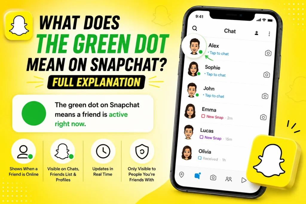 What Does the Green Dot Mean on Snapchat? Full Explanation